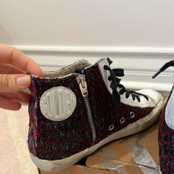 GOLDEN GOOSE FRANCY MID TOO SNEAKERS SIZE 6 - Picture 7 of 10